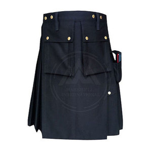 Nouveau coton hybride vert écossais de haute qualité pour hommes, Kilt à imprimer Logo personnalisé, Kilts à vendre en ligne - Product Image 1