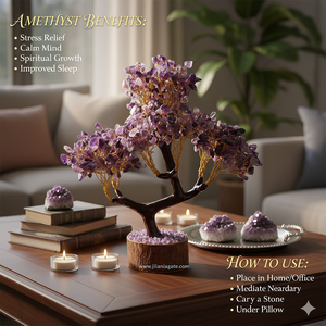 Wholesale Handmade Environmentally Friendly Amethyst Gemstone <b>Tree</b> 300-Bead Natural Crystals Love Theme Decorations <b>Chakra</b> - Product Image 2