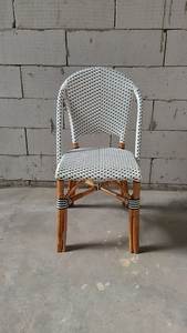 Silla de comedor de ratán estilo granja francesa - Product Image 1