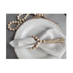 Nouvelle arrivée directe d'usine ronds de serviette en bois pour les mariages et les fêtes porte-mouchoirs en gros et décoration de table - Product Image 1