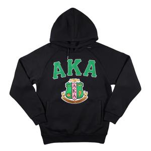 เสื้อฮู้ดผ้าฟลีซปักอักษรกรีก Alpha Kappa Alpha สำหรับฤดูหนาว แบบยูนิเซ็กซ์ สำหรับชมรมนักเรียน/นักศึกษา - Product Image 2