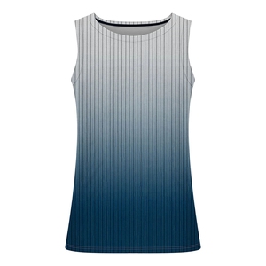 Fashion Hot Sale Breathable Quick Dry Cotton/Polyester Unisex Workout Tank Top with Custom <b>Logo</b> Summer for Men Women - Product Image 3