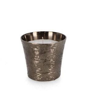 ALUMINIUM <b>GOLD</b> <b>CANDLE</b> QUALITY THAT the WORLD KNOWS MEASURES 11x10h - Product Image 2