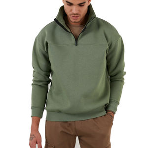 Sudadera Unisex de Algodón con Cierre de Cremallera, Talla Grande, Primavera, Personalizada, Cuello Redondo, Manga Larga, Transpirable, Antibacteriana - Product Image 5