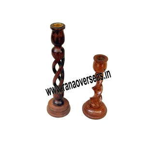 Bougeoir torsadé en bois de qualité supérieure pour décorations de mariage décorations de jardin au meilleur prix - Product Image 5