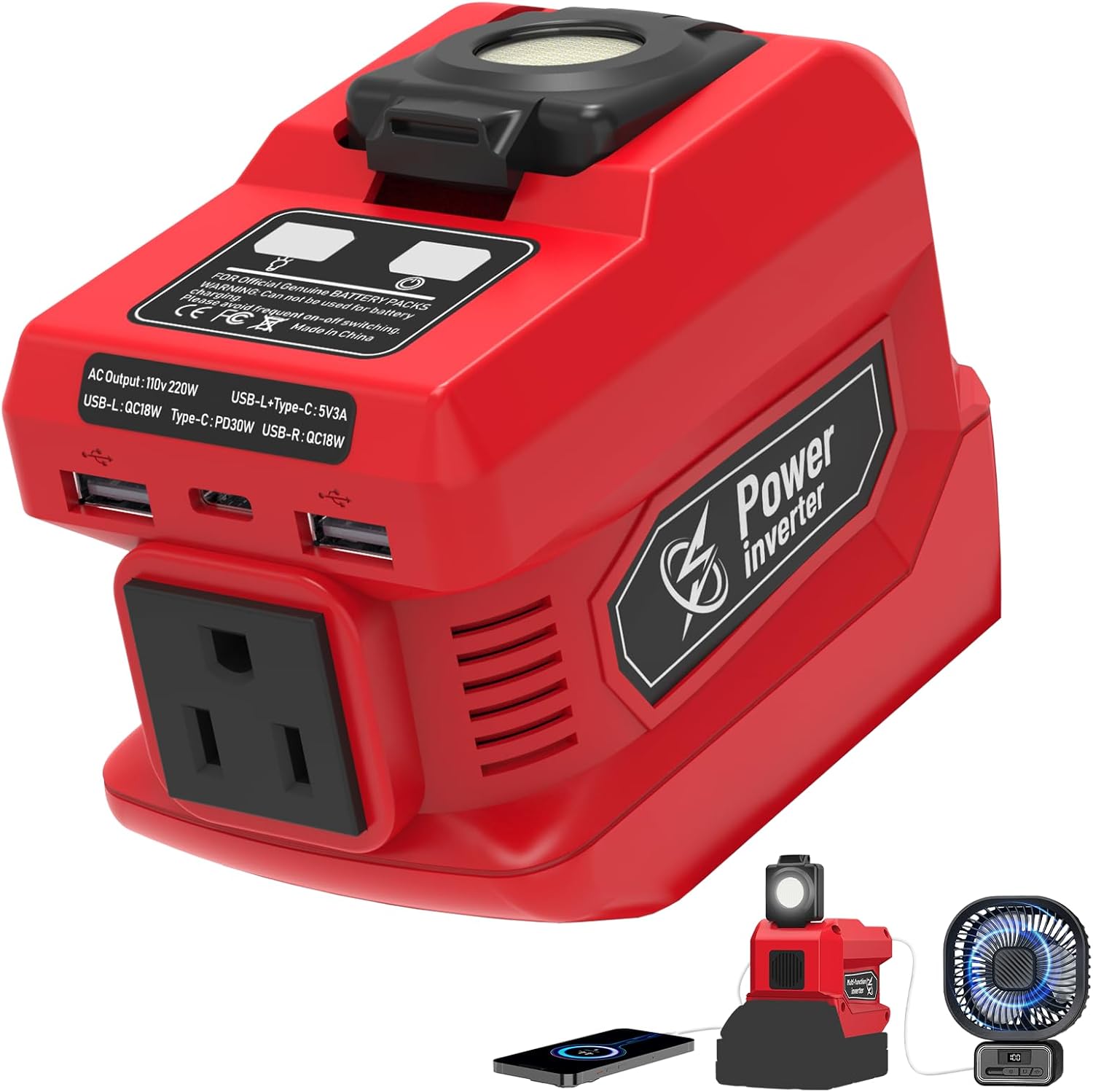 milwaukee m18 battery power inverter