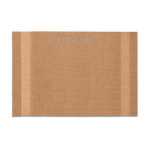 Set di Lusso di 10 Tovagliette Antiscivolo Lavabili in Lino Cotone Poliestere con Logo Personalizzato, Motivi a Tinta Unita e a Righe - Product Image 4