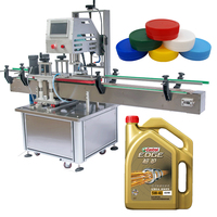 Machine de capsulage cosmétique multifonctionnelle à 4 roues Machine de capsulage de bouteilles sous vide Machine de scellage de bouteilles Machine d'emballage