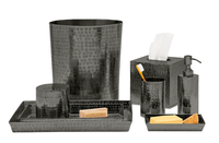 Ensemble d'accessoires de salle de bain en acier au design classique pour la maison et l'hôtel, couleur personnalisable, haute qualité