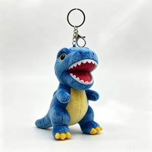 Llavero de Peluche Personalizado de Dinosaurio T-Rex con Relleno de Algodón PP, Adorable y Pequeño, para Halloween, Unisex - Product Image 3