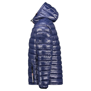 เสื้อแจ็กเก็ตมีซิปสำหรับผู้ชาย, เสื้อแจ็คเก็ตมีฮู้ดเสื้อขนเป็ดมีฮู้ดเสื้อกันลมให้ความอบอุ่นมีสไตล์สำหรับเดินทาง - Product Image 4