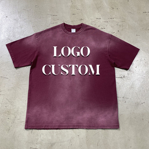 เสื้อยืดโอเวอร์ไซส์สไตล์วินเทจคุณภาพสูงจากผู้ผลิต เสื้อยืดลำลองสไตล์สตรีทแวร์แบบย้อมสีเอซิด เสื้อยืดย้อมสีเอซิดแบบสั่งทำพิเศษ - Product Image 6