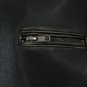 Veste en cuir pour homme de haute qualité avec col montant, design à capuche, tissu respirant, fermeture éclair et poche poitrine - Product Image 5