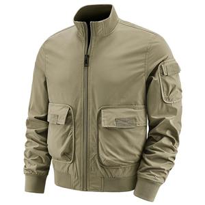 Blouson aviateur universitaire décontracté d'hiver pour hommes de grande taille en fibre de bambou et coton noir brodé de chenille sur mesure - Product Image 4