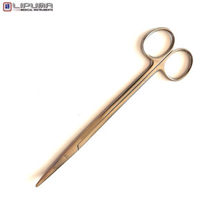 กรรไกรเมทเซนบัมโค้ง 8 นิ้ว คุณภาพพรีเมียม ผลิตจากเหล็กกล้าไร้สนิมคุณภาพสูง สำหรับการผ่าตัดสัตว์ แบบใช้มือ มาตรฐาน-MOL - Product Image 4