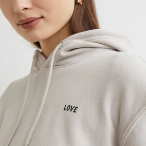 Sudaderas con capucha de gran tamaño de algodón con estampado de logotipo de lana pesado teñido liso con cremallera de alta calidad para invierno - Product Image 3