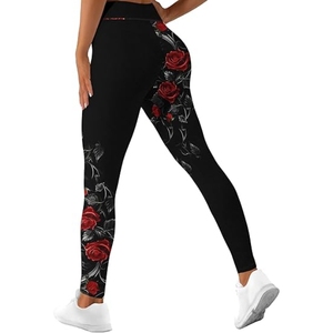 Leggings de yoga pour femmes à taille haute, sans couture, respirants, à séchage rapide, légers, avec logo personnalisé - Product Image 2