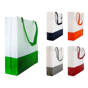 CENPLAS-Caja reutilizable ecológica, bolsa de compras reciclada, PP, tela no tejida, laminada, Verde - Product Image 6