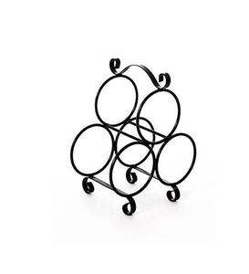 Porte-vin en métal populaire le plus vendu support de forme carrée décoratif casier à vin de table pour porte-bouteille - Product Image 3