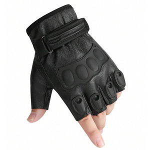 Gants d'entraînement de gymnastique demi-doigt de qualité professionnelle pour hommes nouveaux gants d'haltérophilie en cuir pour l'entraînement sportif - Product Image 4