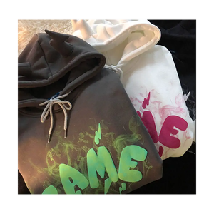 Conjunto de sudaderas con capucha personalizadas clásicas de alta calidad 350 GSM Sudadera con capucha Chándales de gran tamaño Pullover 100% Conjunto de sudaderas con capucha de algodón Unisex - Product Image 1