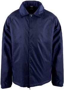 Chaqueta cortavientos clásica para hombre, abrigo universitario de nailon Unisex con resistencia al agua, broches de ajuste relajado de talla grande, suministro ODM 2026 - Product Image 2