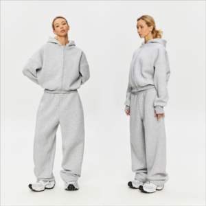 Survêtements décontractés à capuche pour femmes IOTA SPORTS de haute qualité, logo personnalisé pour jogging 2 pièces, survêtements chauds d'automne OEM - Product Image 5