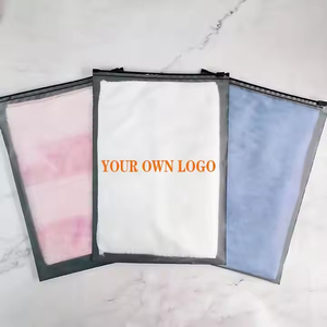 ถุงพลาสติกสำหรับบรรจุเสื้อผ้าแบบฝ้าถุงพลาสติกมีซิป - Product Image 1