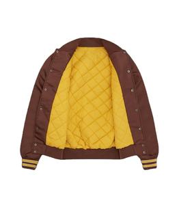 แจ็คเก็ตวาร์ซิตี้ผ้าซาตินไซส์ใหญ่สำหรับผู้ชาย สไตล์แฟชั่นใหม่ ตกแต่งกระดุม แจ็คเก็ตวาร์ซิตี้เรียบง่าย ระบายอากาศได้ดี สำหรับฤดูหนาว - Product Image 3