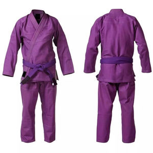 Ensemble de Kimono BJJ pour Hommes Adultes 100% Coton Respirant Séchage Rapide Léger avec Logo Frontal Conçu pour la Pratique du Jiu-Jitsu Brésilien - Product Image 5