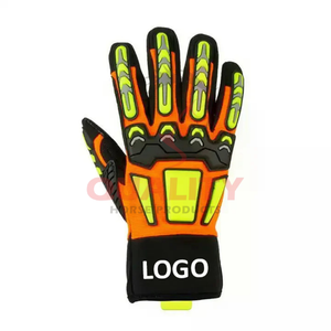 Durable <b>safety</b> gloves with textured palm coating enhance grip stability and hand <b>safety</b> for warehouse and manufacturing tasks - Product Image 5