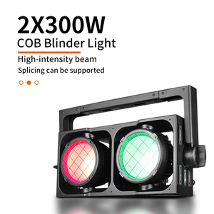 TIITEE Nouveau 2 Yeux Blinder Lumière Étanche IP65 ROXX DMX 2x300W RGBWA Audience Light Magetic CLUSTER B2 Blinders Stage Lights - Product Image 1