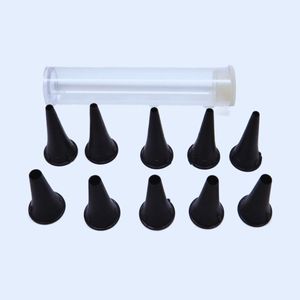 CONCEPTION Offre Spéciale AMÉLIORÉE Kit otoscope à fibre optique en acier inoxydable à alimentation électrique Poignée de confort Panneau de cellules 10 spéculas - Product Image 1