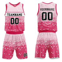 Uniforme de Baloncesto Unisex Personalizado OEM de Alta Calidad, Talla Grande, 100% Poliéster, Absorbente de Humedad, Antibacterial, Transpirable y de Secado Rápido