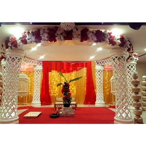 Fenomenal Plazo Mandap para boda Classy Crystal Palazzo Wedding Mandap Prominent Palazzo Mandap para boda vintage - Product Image 1