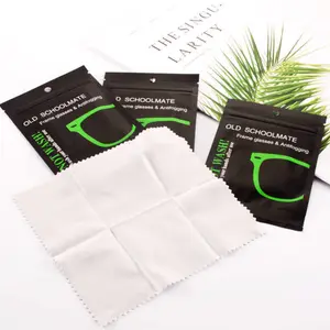 Wholesale Customized Microfiber Lens Glass Cleaning Cloth With Logo Printed