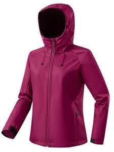 Veste en polaire unisexe avec logo personnalisé, col montant, fermeture éclair, motif uni imprimé, coupe-vent, vêtements de travail d'extérieur pour l'hiver - Product Image 4