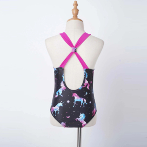 Maillot de bain une pièce imperméable à imprimé pantalon à taille élastique de meilleure conception pour femmes ensemble d'uniformes de natation vente à chaud BAS quantité minimale de commande - Product Image 3