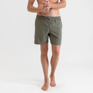 Shorts de bain et de sport pour hommes, couleur unie personnalisée, séchage rapide, style mode, livraison DDP 2026 - Product Image 2