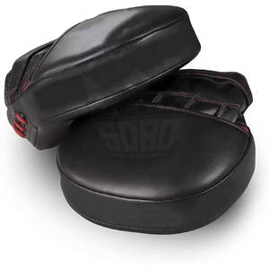 Exercise Training Adjustable High Quality Durable Leather Focus Mitts MMA <b>Gloves</b> <b>Moisture</b> Wicking Hook Loop Closure Customizable - Product Image 3