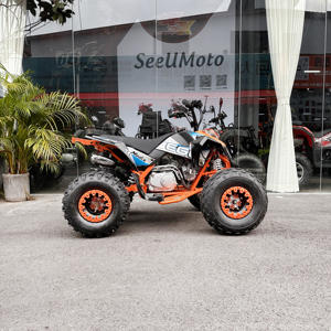 <span class=keywords><strong>Quad</strong></span> Bike à essence en alliage d'aluminium 125cc Moteur 4 temps monocylindre à chaîne quatre roues pour adultes - Product Image 3