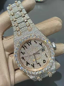 Reloj de Pulsera Analógico de Cuarzo para Hombre, Estilo Refinado, con Diamante Moissanite, de Alta Gama, para Reuniones de Negocios, Fiestas Nocturnas - Product Image 2