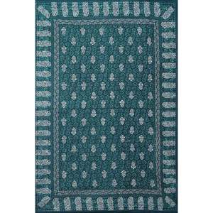 Juego de Sábanas Individuales 100% Algodón Verde Mar con Motivos Étnicos y 1 Funda de Almohada (BSB1099) - Product Image 3