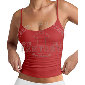 FANTASY WEAR 2026 – Débardeur de sport moulant pour femme, dos nageur, haute qualité, pour yoga et course à pied, avec logo personnalisé - Product Image 1