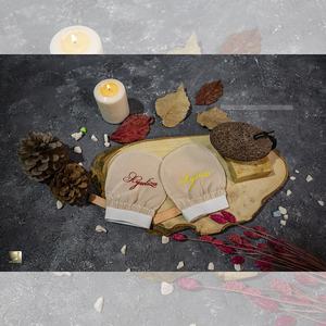 ถุงมืออาบน้ำใยวิสโคสแบบห้านิ้ว นุ่มพิเศษ สำหรับขัดผิวเด็กและทารก/ดูแลผิวหน้า อ่อนโยน ใช้ได้ทุกวัน - Product Image 4