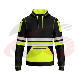 Alta visibilidad Reflectante Fleece Safety Fleece Hi-vis Hoodies 100% Poliéster Fleece Safety Hi Vis Workwear Hoodies - Product Image 1
