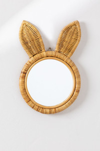 Decoración de oficina vietrustic, espejo de ratán de bambú, último diseño de mimbre tejido, característica portátil de estilo bohemio - Product Image 4