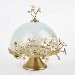 แท่นวางเค้กชุบทองสำหรับตกแต่งบนโต๊ะอาหารแท่นวางเค้กชุบทองดีไซน์ใหม่ถ้วยเค้กโลหะสำหรับตกแต่งในโรงแรม - Product Image 3