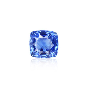 บลูแซฟไฟร์ 2.86 กะรัต พลอยธรรมชาติทรงดาวเจียระไน รูขนาด 1 มม. เส้นผ่านศูนย์กลาง 3-8 มม. ความสูงของสินค้า ผ่านการอบความร้อน - Product Image 1