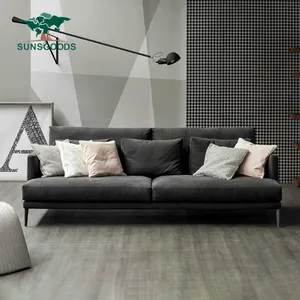 顶级时尚简约风格模块化组合沙发现代阿拉伯设计木制沙发酒店客厅沙发